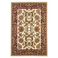 Photo of Ivory or Red Renaissance Inspired Area Rug