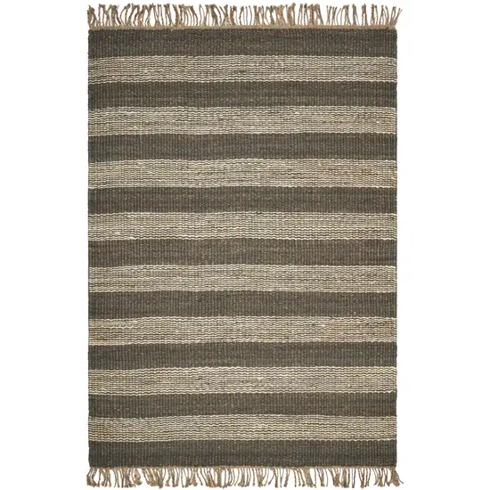 Jute Slate Ivory Area Rug Photo 2