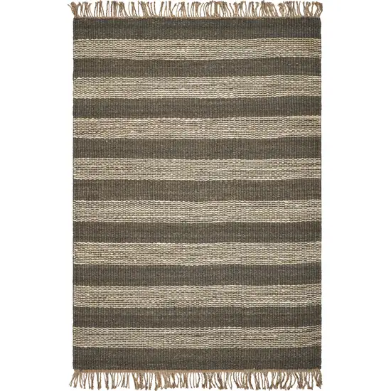 Jute Slate Ivory Area Rug Photo 1