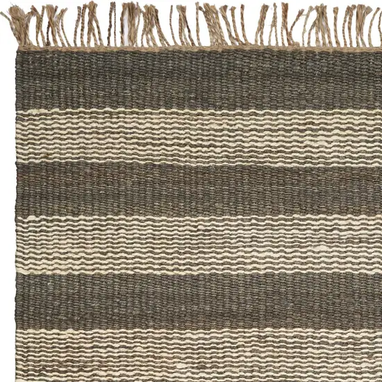 Jute Slate Ivory Area Rug Photo 3