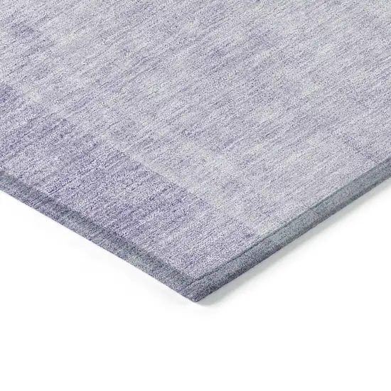 Lavender And Purple Geometric Washable Indoor Outdoor Area Rug Photo 3