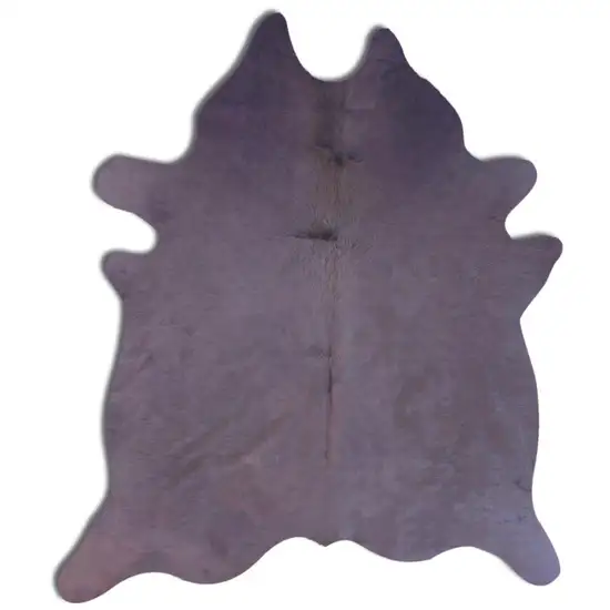 Lavender Cowhide Hand Knotted Area Rug Photo 4