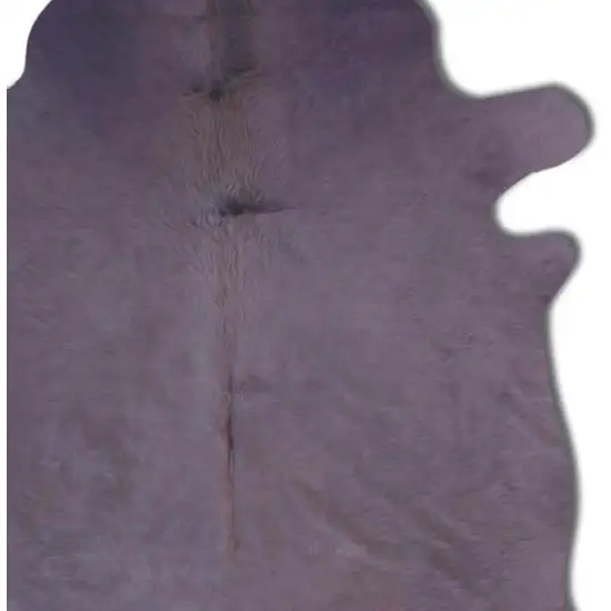 Lavender Cowhide Hand Knotted Area Rug Photo 3