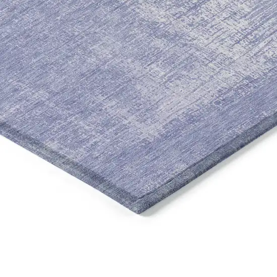 Lavender Purple And Lilac Abstract Washable Indoor Outdoor Area Rug Photo 5