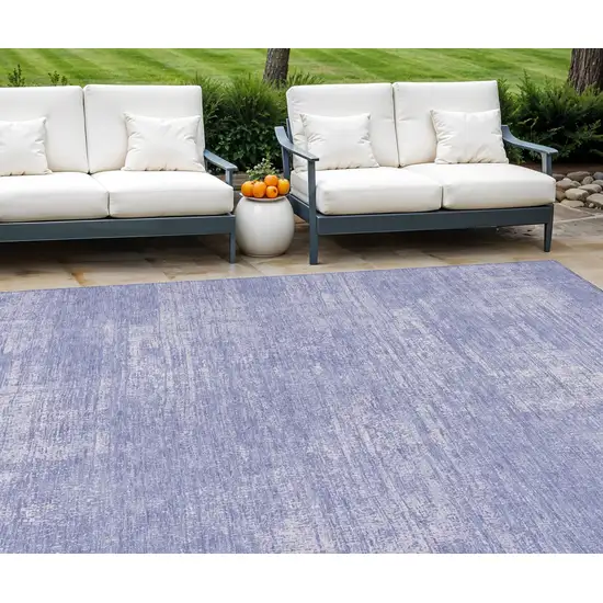 Lavender Purple And Lilac Abstract Washable Indoor Outdoor Area Rug Photo 1