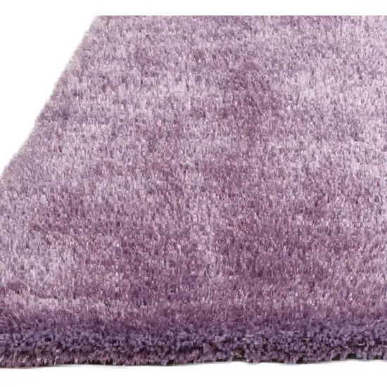 Lavender Shag Hand Tufted Area Rug Photo 4