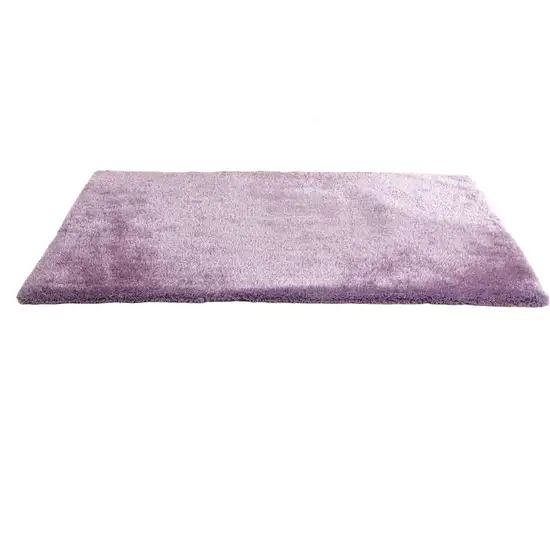 Lavender Shag Hand Tufted Area Rug Photo 2