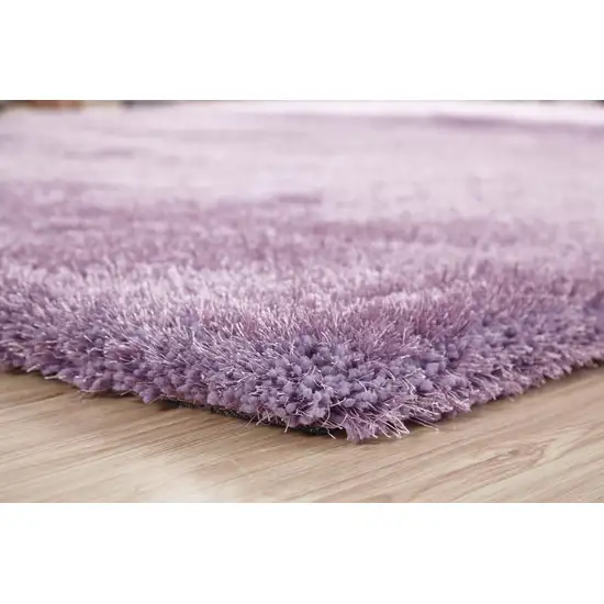 Lavender Shag Hand Tufted Area Rug Photo 5