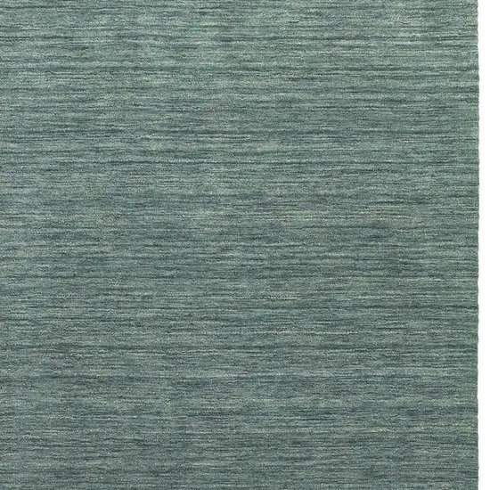 Light Blue Wool Hand Tufted Area Rug Photo 5