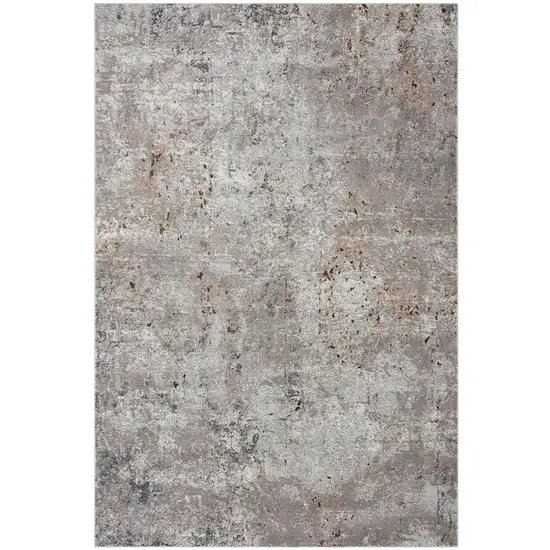 Light Gray Modern Abstract Area Rug Photo 1