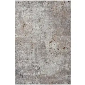 Photo of Light Gray Modern Abstract Area Rug