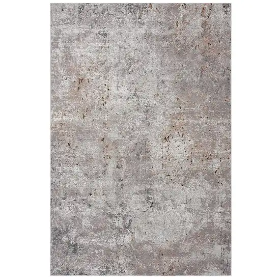 Light Gray Modern Abstract Area Rug Photo 1