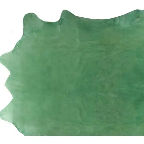 Green Cowhide Cowhide Area Rug Photo 4