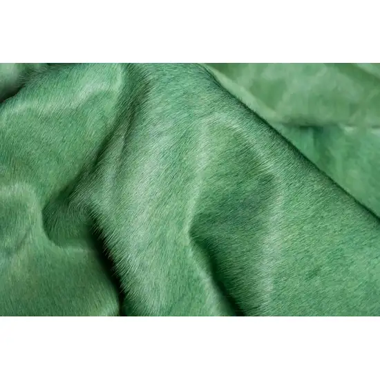 Light Green Cowhide - Rug Photo 2