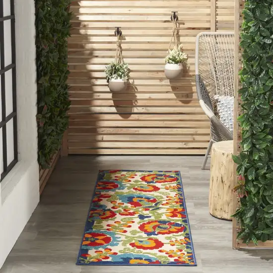 Mediterra Indoor Outdoor Runner Rug Photo 7