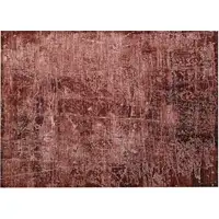 Photo of Merlot Abstract Washable Non Skid Indoor Outdoor Area Rug