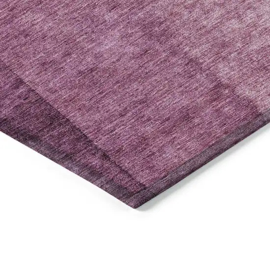 Merlot Blush And Pink Ombre Washable Indoor Outdoor Area Rug Photo 3