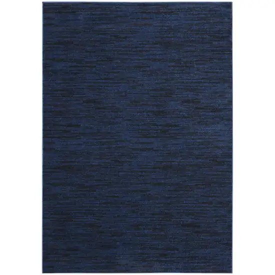 Midnight Blue Non Skid Indoor Outdoor Area Rug Photo 1