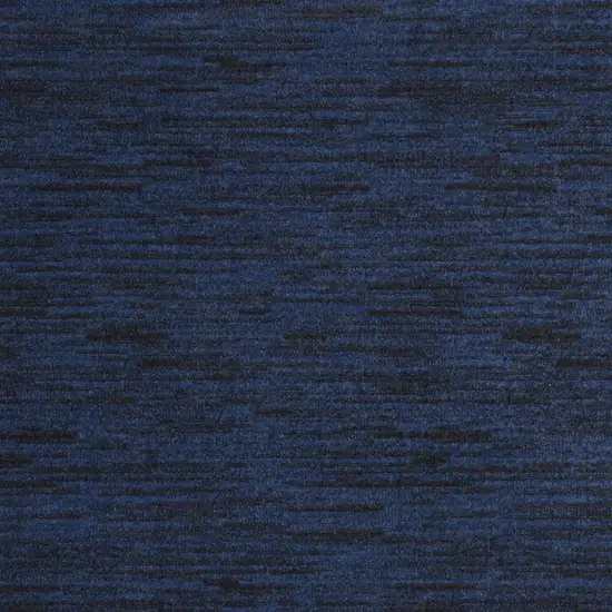 Midnight Blue Non Skid Indoor Outdoor Area Rug Photo 3