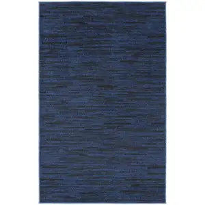 Photo of Midnight Blue Non Skid Indoor Outdoor Area Rug