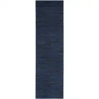 Photo of Midnight Blue Non Skid Indoor Outdoor Runner Rug