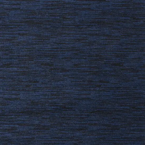 5' Midnight Blue Square Indoor Outdoor Area Rug Photo 4