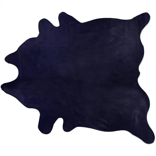 Midnight Cowhide Hand Knotted Area Rug Photo 3