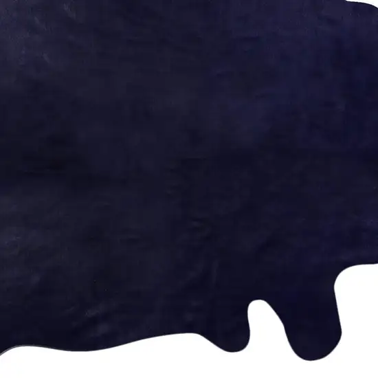 Midnight Cowhide Hand Knotted Area Rug Photo 4