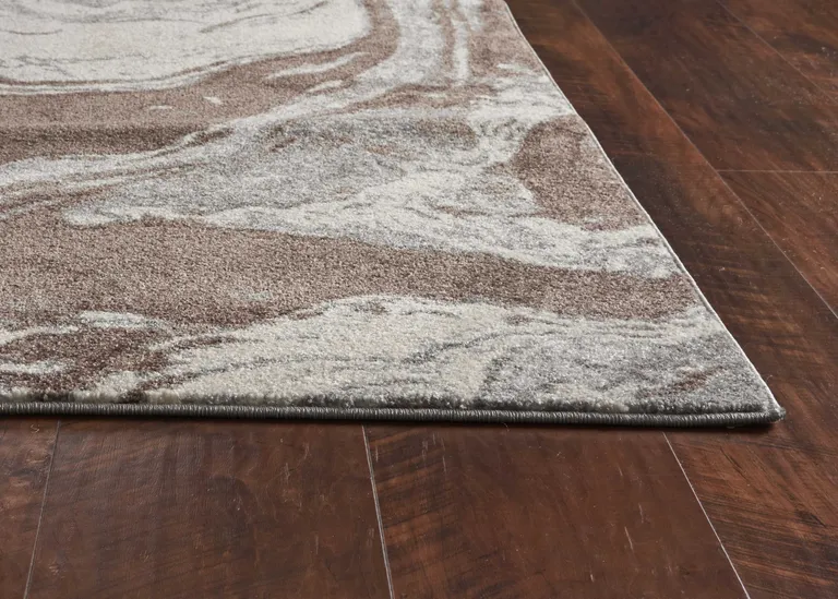 Mocha Marble Indoor Area Rug Photo 4