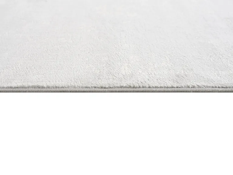 Modern Gray Distressed Area Rug Photo 1