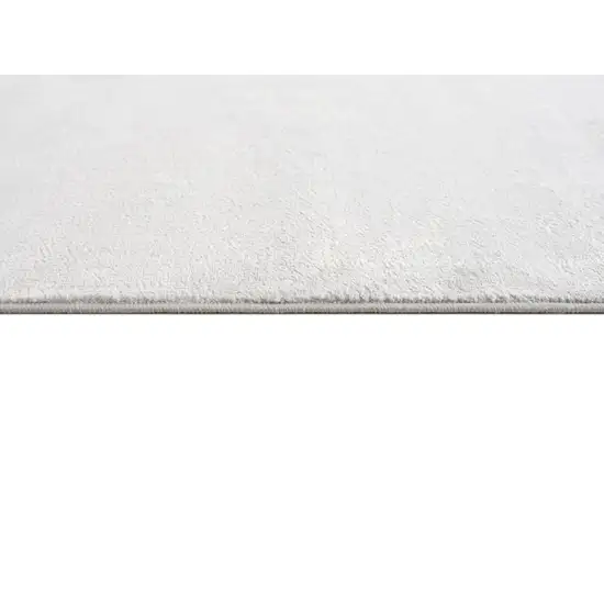 Modern Gray Distressed Runner Rug Photo 3