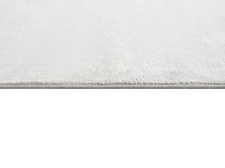 Modern Gray Distressed Scatter Rug Photo 2