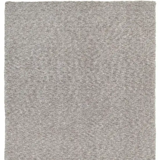 Modern Shaggy Soft Gray Indoor Area Rug Photo 4