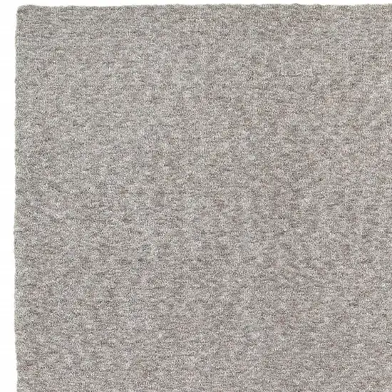 Modern Shaggy Soft Gray Indoor Area Rug Photo 4