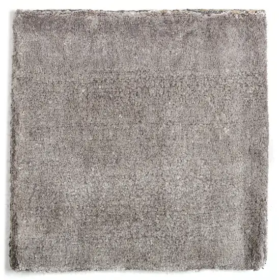 Modern Silver Small Area Rug Photo 1