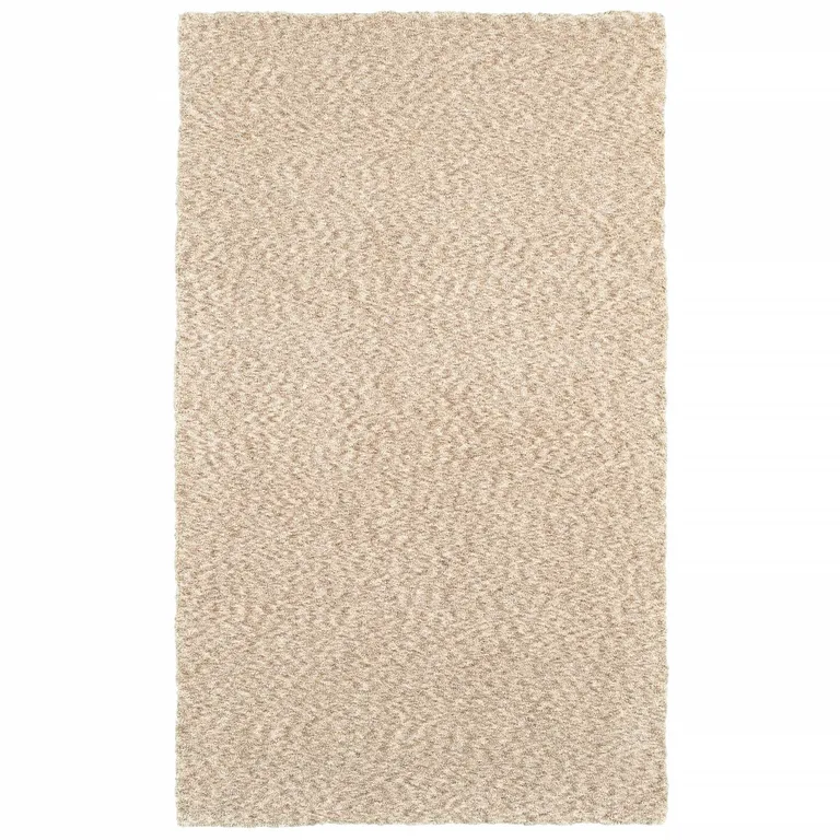 Modern Soft Tan Indoor Area Rug Photo 1