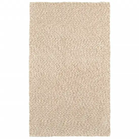 Modern Soft Tan Indoor Area Rug Photo 1