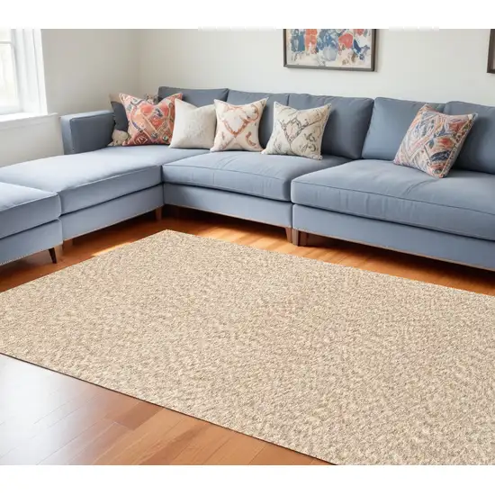 Modern Soft Tan Indoor Area Rug Photo 1