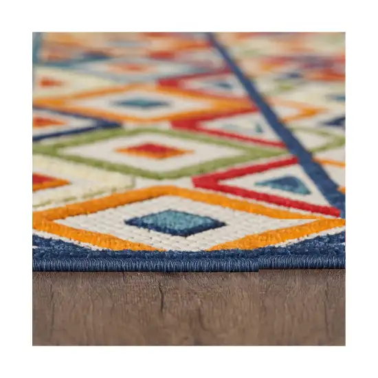 MultiAztec Pattern Indoor Outdoor Area Rug Photo 7