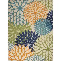 Photo of Multicolor Floral Indoor Outdoor Area Rug