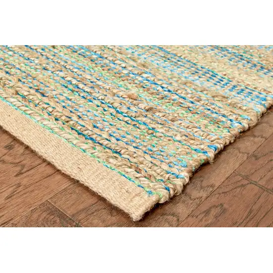 Multitoned Braided Jute Area Rug Photo 2