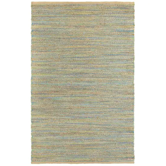 Multitoned Braided Jute Area Rug Photo 1