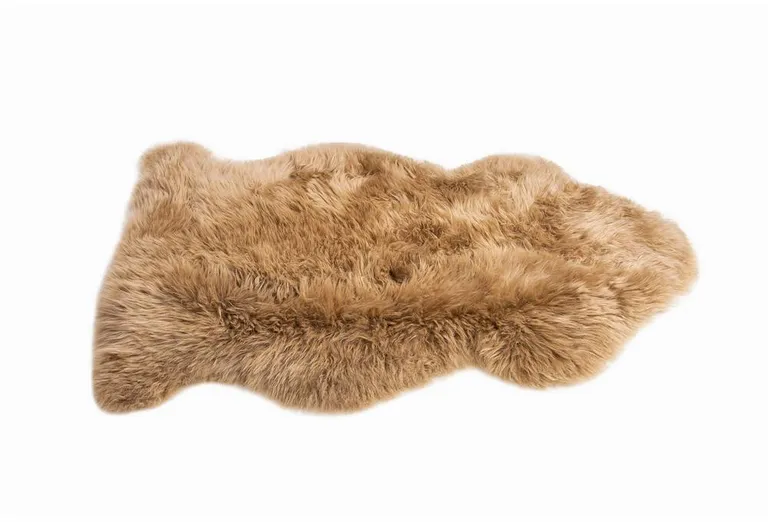 Mushroom New Zealand Natural Shearling Sheepskin Rug Photo 1