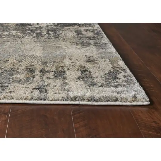 Natural Abstract Area Rug Photo 4