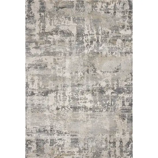 Natural Abstract Area Rug Photo 1