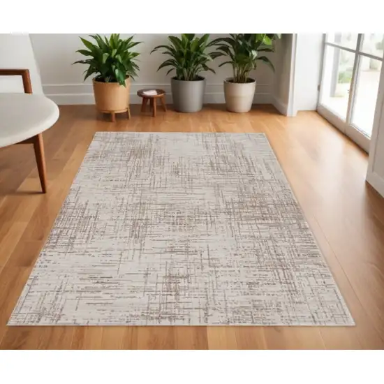 Natural Abstract Area Rug Photo 2