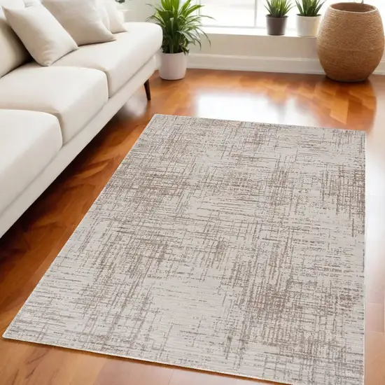 Natural Abstract Transitional Indoor Area Rug Photo 1