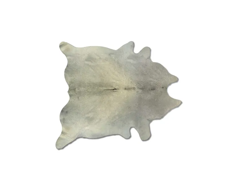 Natural And Light Gray Cowhide - Area Rug Photo 1