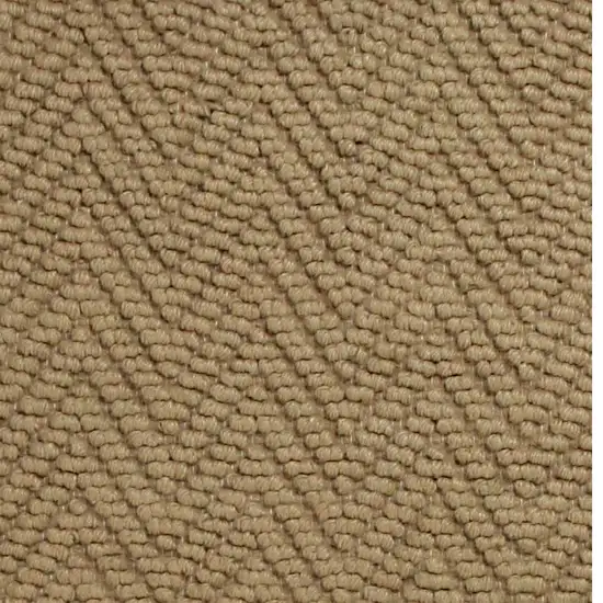 8' Natural Beige Hand Woven Herringbone Jute Indoor Runner Rug Photo 3