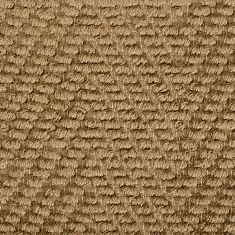 Natural Beige Hand Woven Herringbone Jute Indoor Runner Rug Photo 2